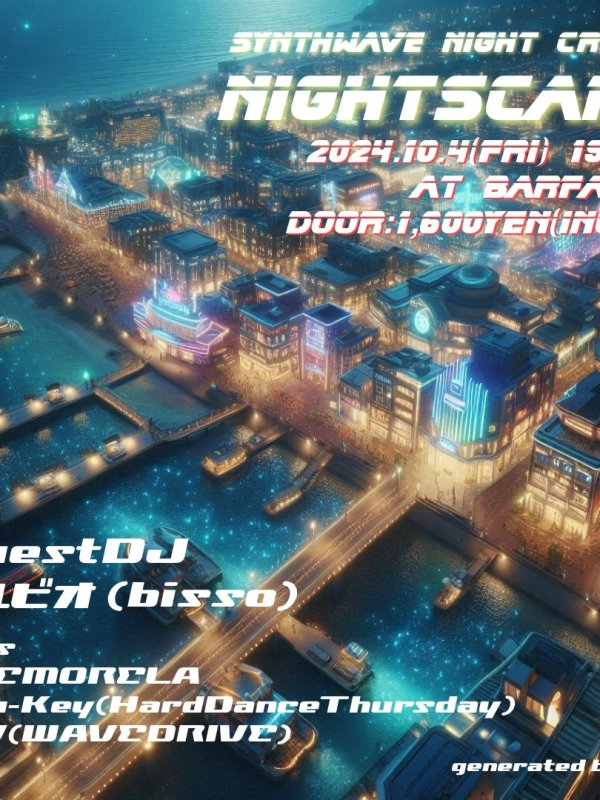 NIGHT SCAPE@Bar Fader 2024.10.4